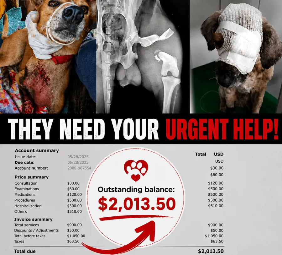 Rescued animals in need of help